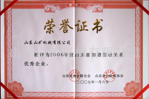 省和谐劳动关系企业