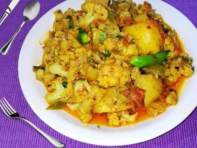 Aloo Gobi Namast Flavors Restaurant