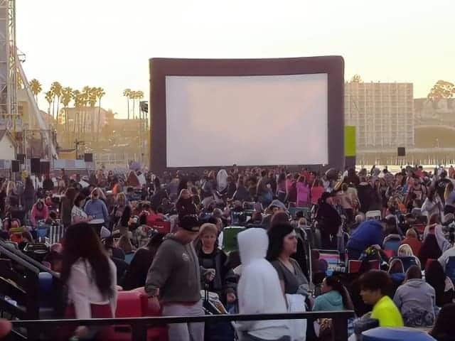 Beach Boardwalk Outdoor Movie Night, Santa Cruz