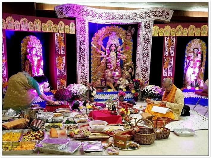 Durga puja of New York Sarbojanin Durga Puja Committee