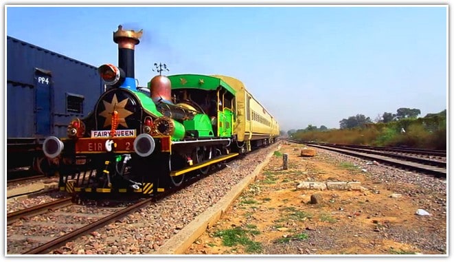 Fairy Queen Express With Oldest Running Steam Locomotive