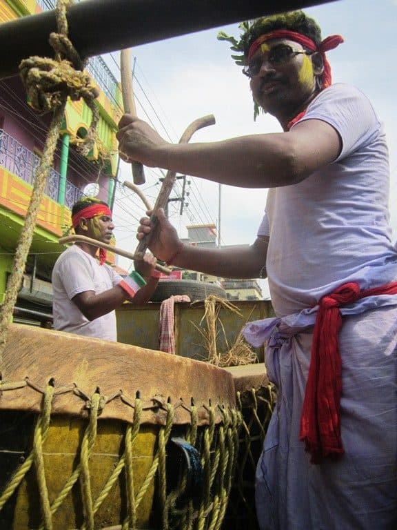 Jagadhatri puja dhak