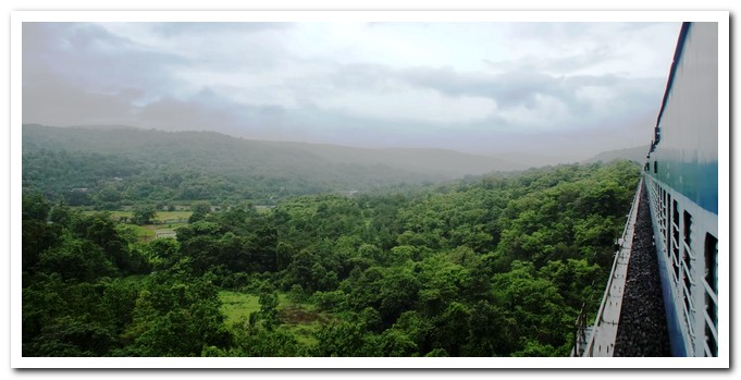 Konkan Route Train Journey in India