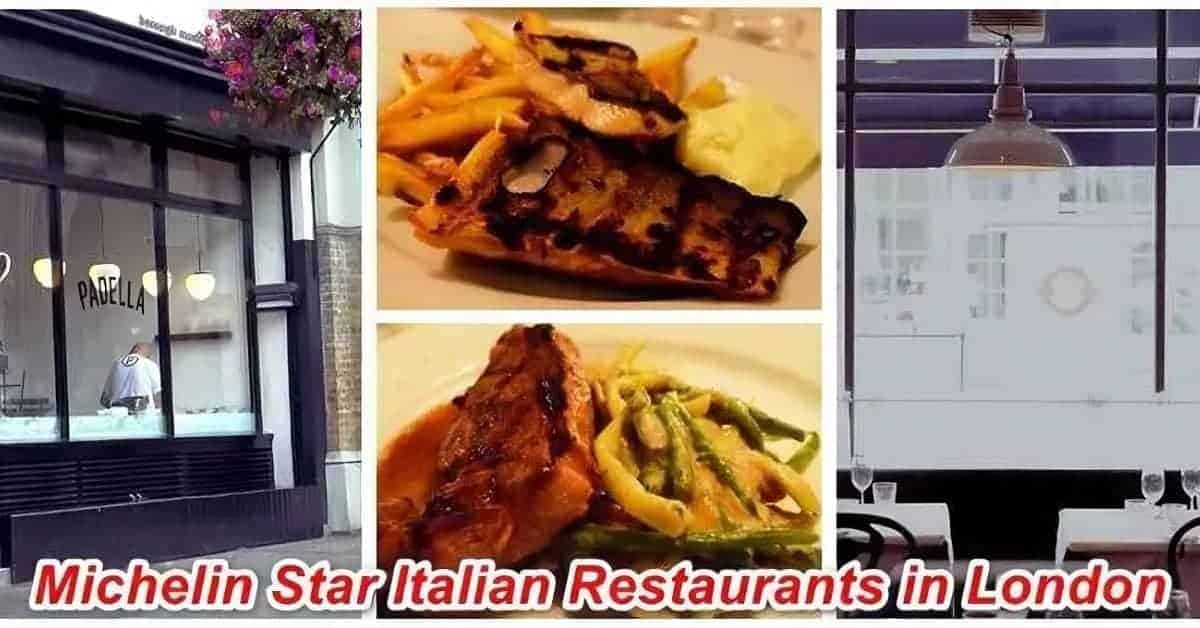 Michelin star Italian restaurants in London