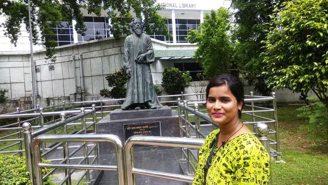 Inside of national library Kolkata