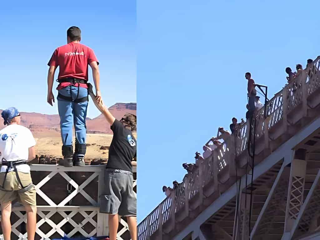 Navajo Bridge Bungee Jump Utah