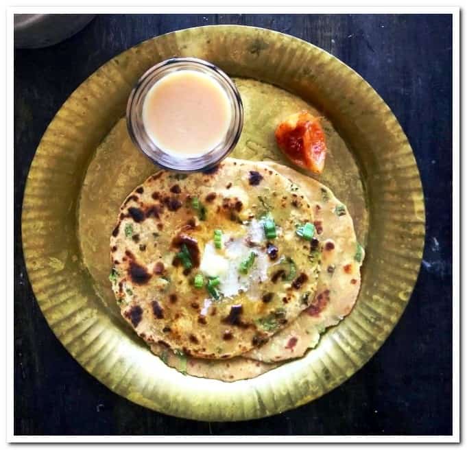 paneer stuffed paratha