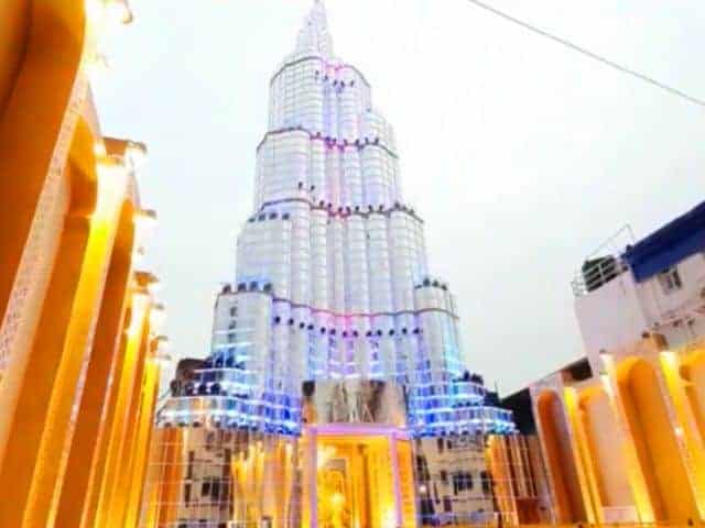 Shreebhumi Sporting Club Durga Puja Burj Khalifa pandal