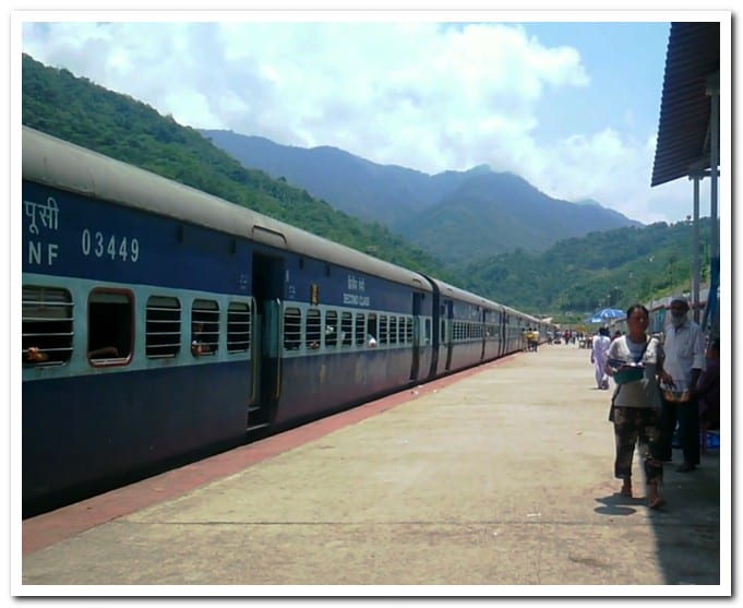 Silchar to Guwahati train route