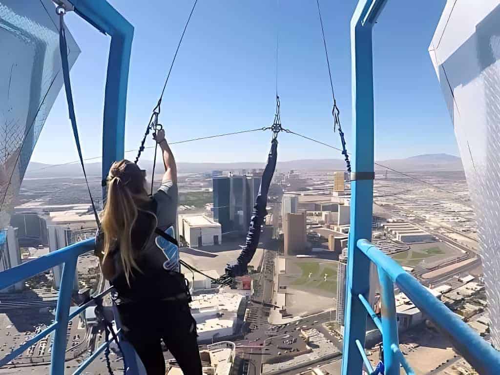 SkyJump from Hotel Stratosphere