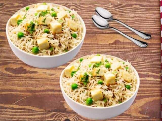 Spicy Paneer Rice Gift of India Restaurant
