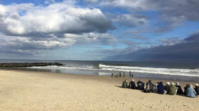 Spring lake beach New Jersey United states