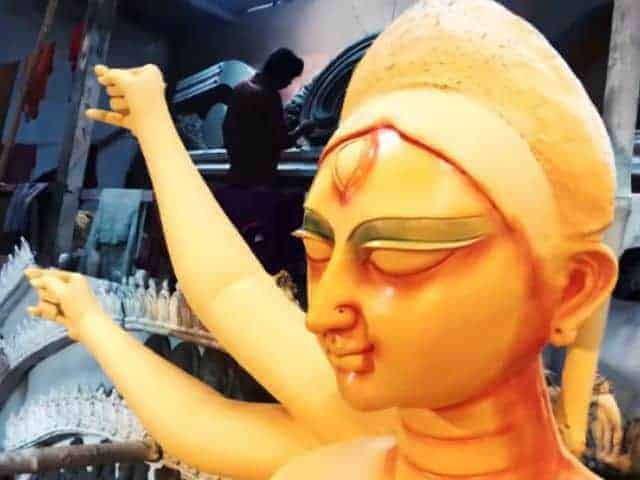 Sreebhumi Durga Puja Idol Making