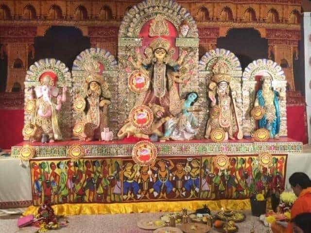 Swisspuja Sarbojanin Durga puja at Zurich Switzerland