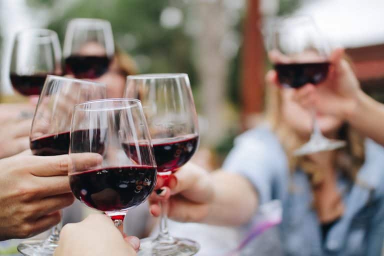 Tasting wines in South Africa
