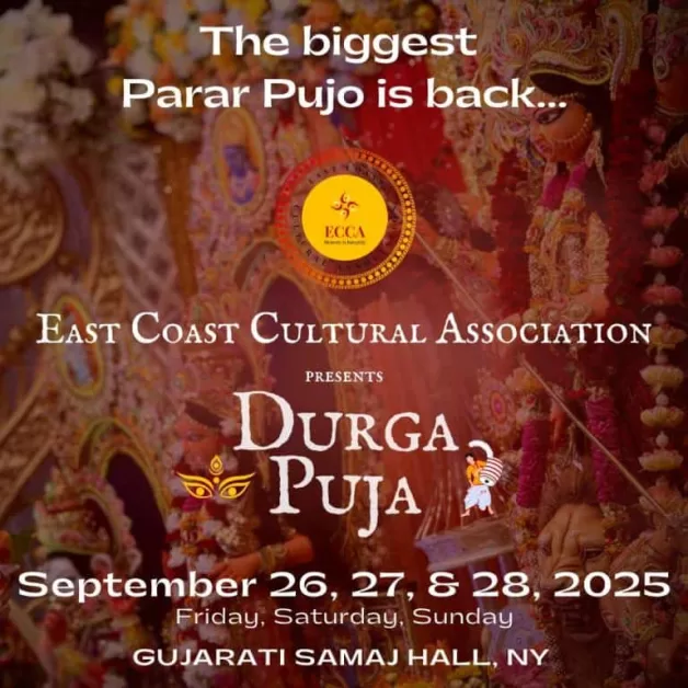 ECCA Durga Puja 2025 schedule