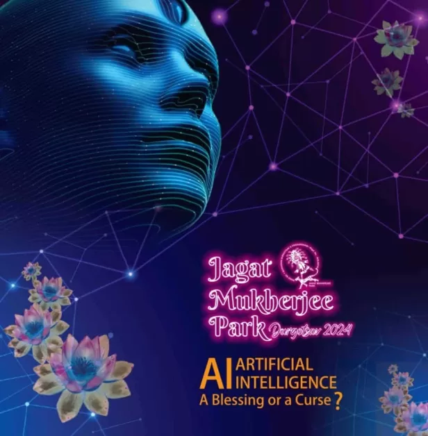 Jagat Mukherjee Park Durga Puja 2025 theme is AI